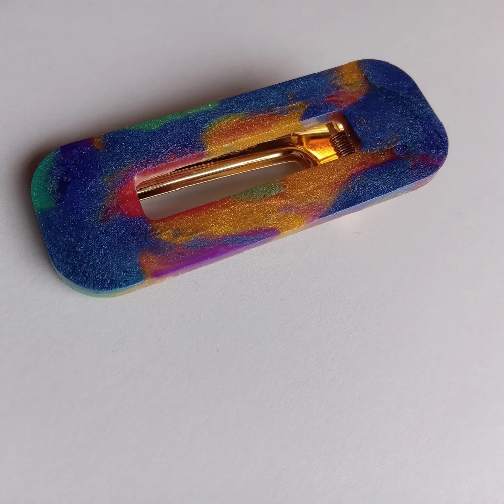 5/$25 Hand Crafted Multicolor Hair Clip